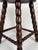 Mid-Century Turned Wood Bobbin Stool in the style of Charles Dudouyt, France, 1950s For Sale - Image 14 of 18