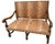 Antique 19c French Carved Walnut & Tapestry Sofa Settee For Sale In Los Angeles - Image 6 of 6