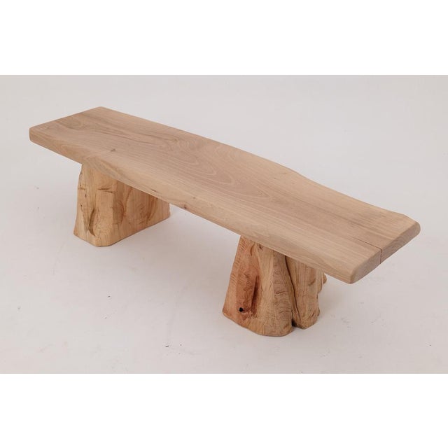 Live Edge Walnut Bench by Logniture For Sale - Image 4 of 12