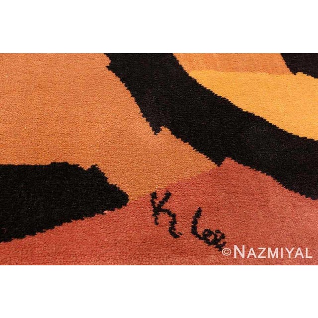 Paul Klee Nazmiyal Collection Paul Klee Artist Rug For Sale - Image 4 of 7