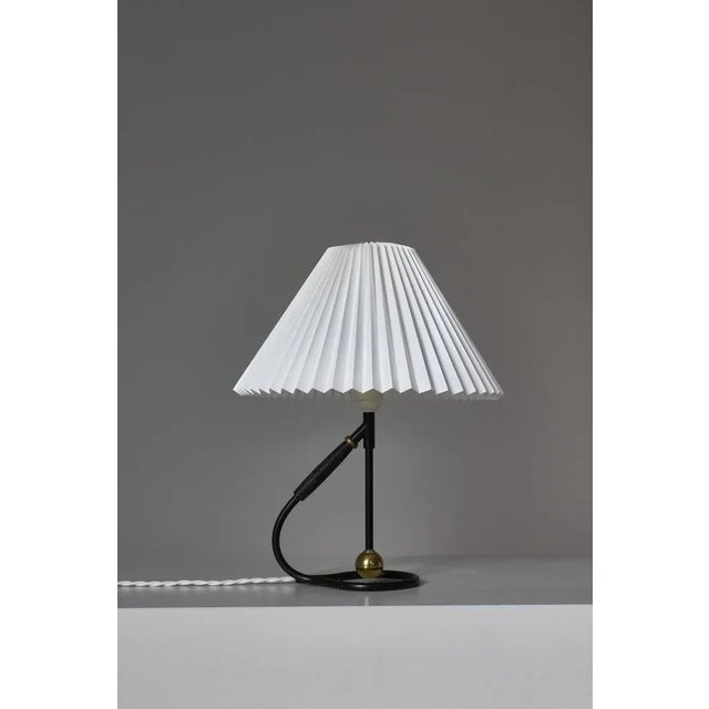 Danish Modern Brass Model 306 Wall or Table Lamp by Kaare Klint for Le Klint, 1950s For Sale - Image 3 of 12