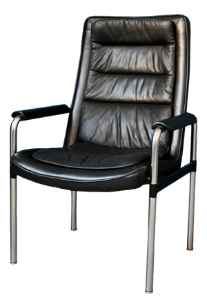 Leather Armchairs by Jorgen Kastholm for Kusch & Co, 1970s, Set of 4