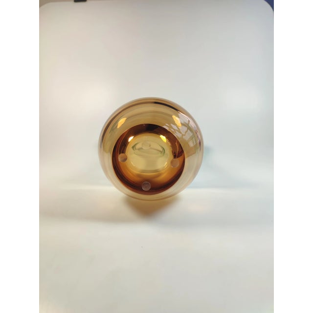 Art Deco Vase by Ladislav Paleček for Škrdlovice Glassworks, 1970s For Sale - Image 6 of 8