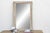Wood Robust Framed Architechural Salvage Teak Mirror For Sale - Image 7 of 7