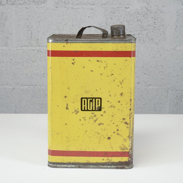 Lubricating Oil Can from AGIP, 1970 For Sale - Image 3 of 9