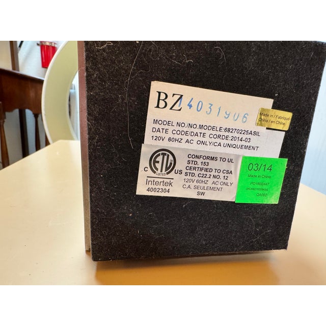 Bronze Restoration Hardware Bronze Column Table Lamps, Pair For Sale - Image 8 of 15