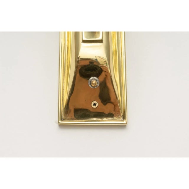 Brass Jules Leleu Style Brass Sconces - a Pair For Sale - Image 8 of 13