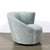 Pair of Powder Blue Mohair Velvet Swiveling "Nautilus" Chairs by Vladimir Kagan For Sale - Image 13 of 15