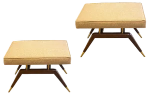 Set of Window Benches or Settees in the style of Gio Ponti, 1990s
