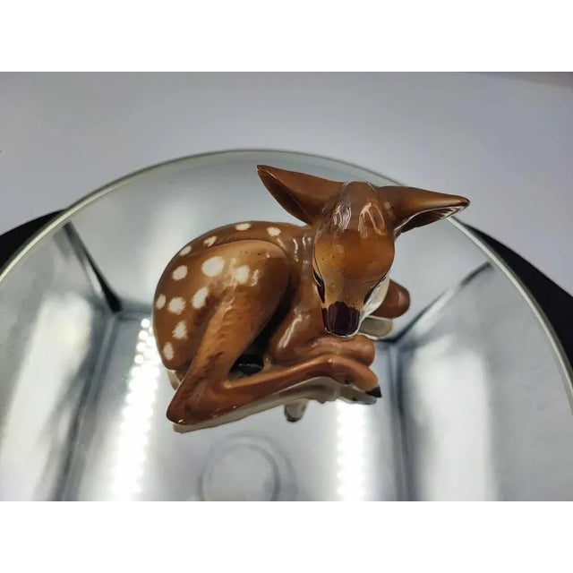 Deer, Steatyt Katowice, designer Zygmunt BUKSOWICZ, vintage from the 1970s, dimensions: height 13 cm, width 14 cm, depth...