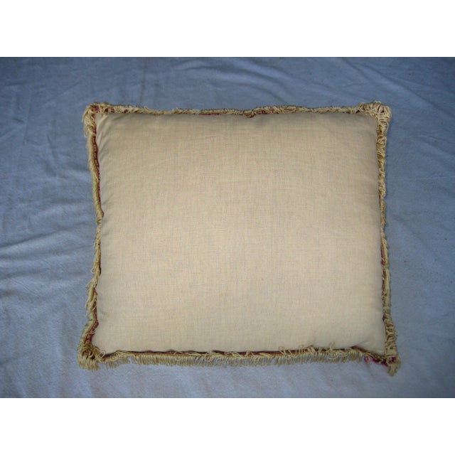 French Aubusson Pillows 18 Century a Pair For Sale - Image 11 of 11
