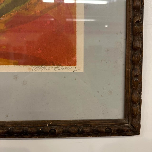 Red Mid 20th Century “La Verónica” Bullfight Lithograph For Sale - Image 8 of 12