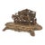 Antique Italian Neo-Baroque Style Letter and Writing Accessory Stand: A Double Pen Holder and a Paper Tray For Sale