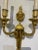 Pair of circa 1900’s Caldwell bronze sconces with 2 lights, neoclassic style. Original finish and patina.