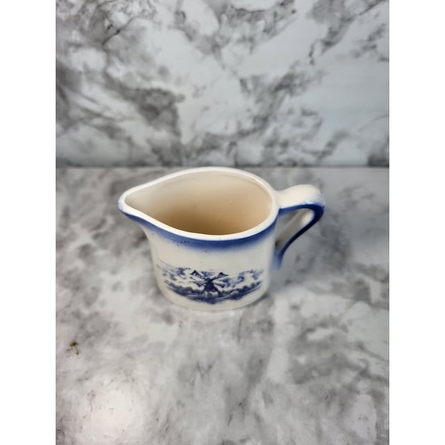 Blue 1970s McCoy Pottery Blue Creamer For Sale - Image 8 of 18