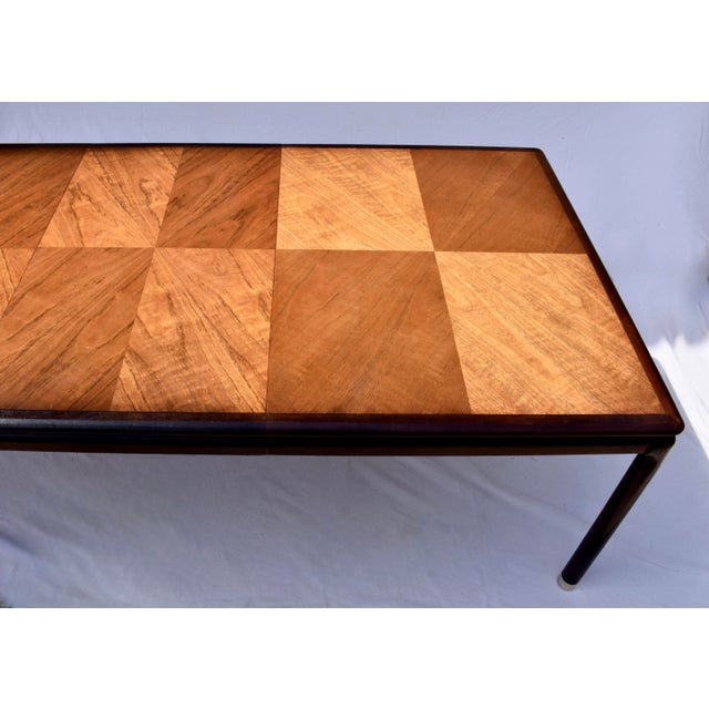 John Stuart Extendable Dining Table, Mahogany & Walnut, 1960s For Sale - Image 10 of 10