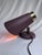 Mid-Century Modern Vintage Mid Century Modern Atomic Cone Chocolate Brown Metal & Brass Finish Plug-in Desk Lamp For Sale - Image 3 of 11