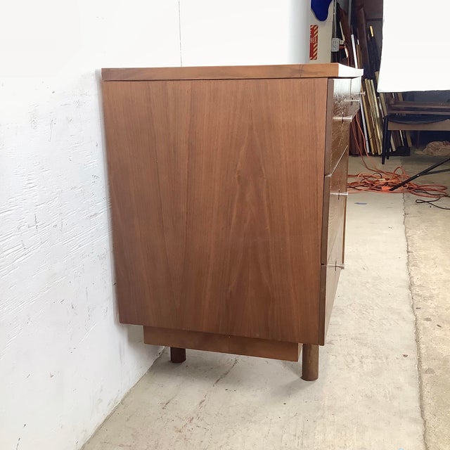 Wood Mid-Century. Four Drawer Desk From Stanley Furniture For Sale - Image 7 of 12