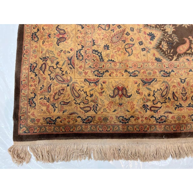 Persian Sino Persian Tabriz Rug , 8'5" X 11'5" For Sale - Image 3 of 6