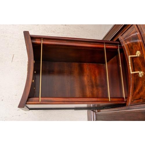 Theodore Alexander English Style Mahogany Leather Top Partners Desk For Sale In Philadelphia - Image 6 of 11