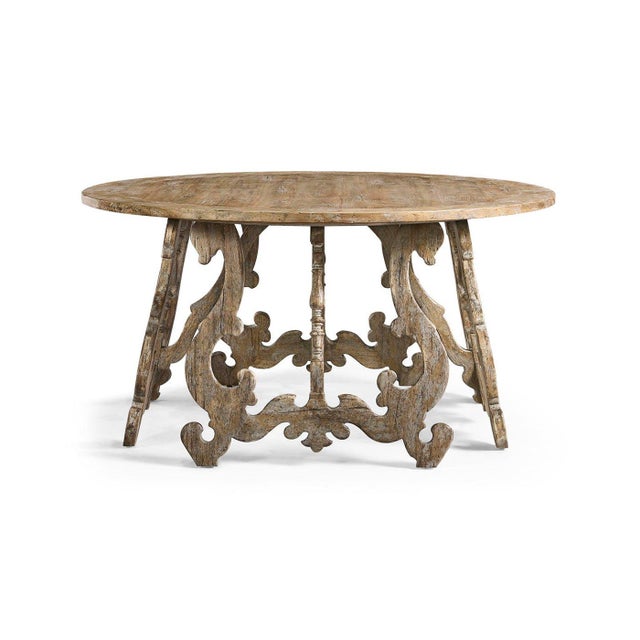 Rustic Oak Spanish-Style Center Table For Sale - Image 11 of 13
