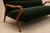 Mid-Century Modern Giuseppe Scapinelli Sculptural Sofa in Solid Caviúna & Deep Evergreen Italian Mohair Velvet, Brazil, 1950s For Sale - Image 3 of 18