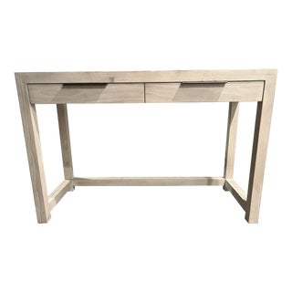 Restoration Hardware Teen, Laguna Desk in Whitewashed Natural For Sale