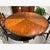 Rustic Round Wood Dining Table For Sale - Image 4 of 4