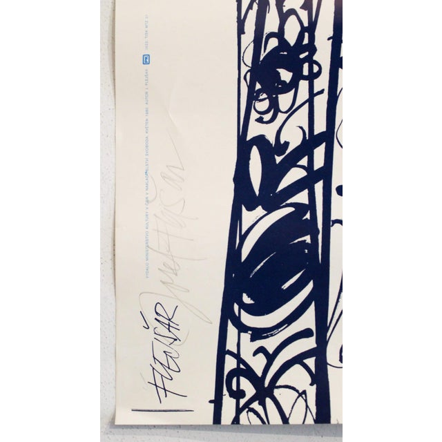 1980 Vintage Festival Czech Poster (Josef Flejsar) - International Folklore Festival "Straznice 1980" For Sale - Image 6 of 6