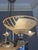 Art Deco Chandelier in Salmon-Colored Sandblasted and Polished Clear Glass from Muller Frères For Sale - Image 14 of 18