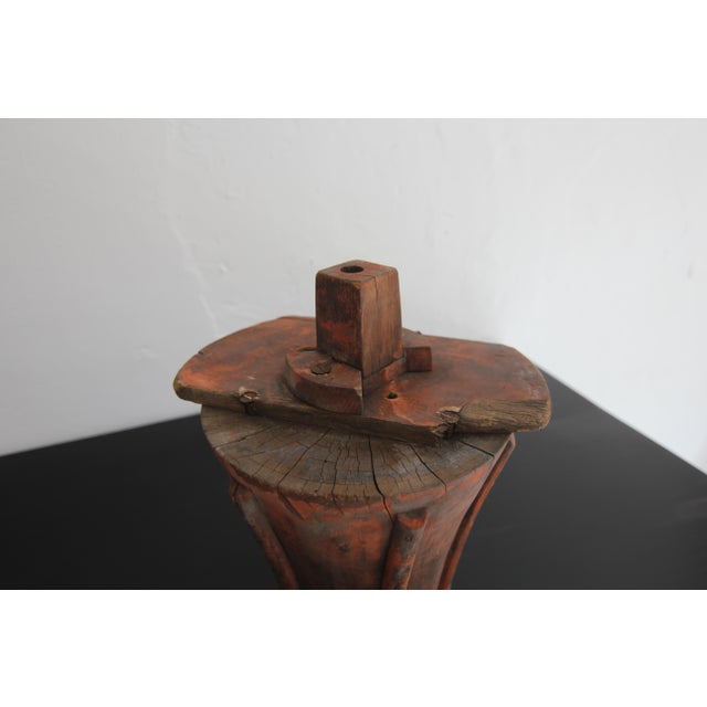 Early 20th Century Wooden Casting Pattern Object with Original Patina, 1890s For Sale - Image 11 of 16