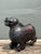 Mid 20th Century Vintage Asian Carved Wood Lion Box For Sale - Image 5 of 12