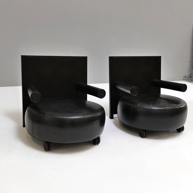 Set of Mod. Baisity Armchairs by Antonio Citterio for B&B Italia, 1980s For Sale - Image 11 of 15