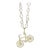 Syna Yellow Gold Bicycle Charm Pendant with Diamonds For Sale