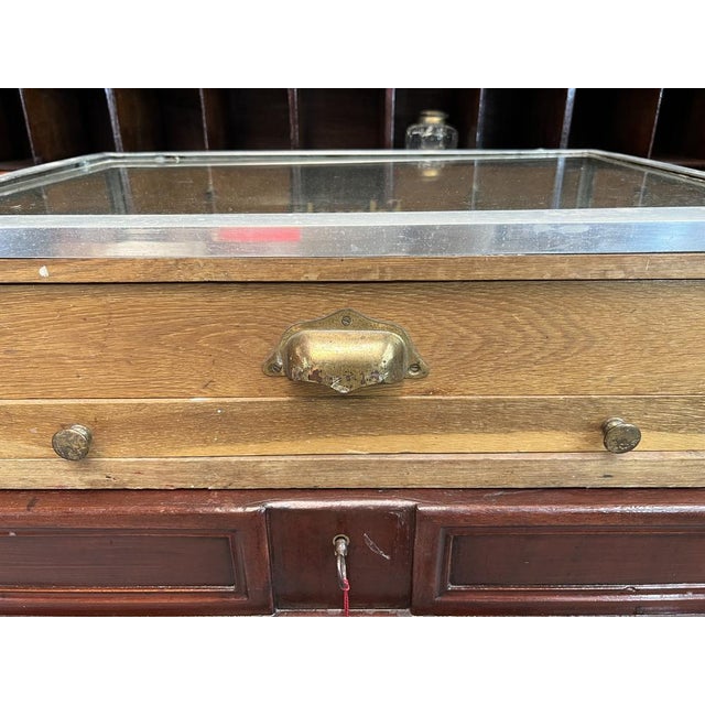 Wood Vintage Store Showcase for luxury pens, 1920 For Sale - Image 7 of 12