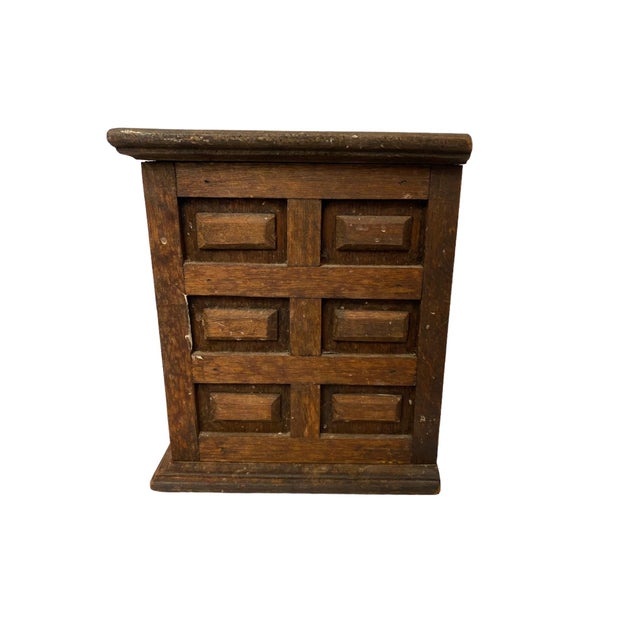 Wood Mid 20th Century Mexican Wooden Tabletop Chest by Artes De Mexico Internacionales For Sale - Image 7 of 10