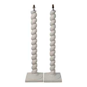 Pair of Michael Taylor Style Floor Lamps, Circa 2000