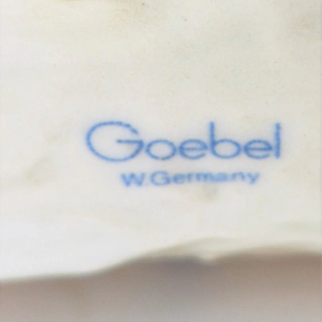 Tiger Figurine in Porcelain by Göbel, 1970s, in Flawless conditions. Designed 1970 to 1979 This piece has an attribution...