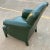 Neotraditional Fully Upholstered Leather Lounge Chair Manner of John Hutton for Donghia For Sale - Image 9 of 13