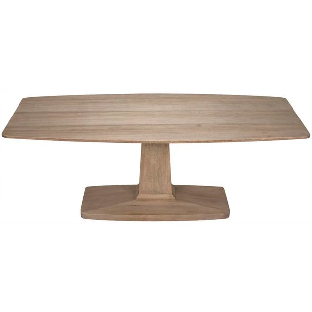 NOIR Travis Table, Washed Walnut For Sale In Los Angeles - Image 6 of 11