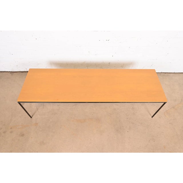 Wood Paul McCobb Planner Group Birch and Iron Coffee Table or Bench, 1950s For Sale - Image 7 of 10