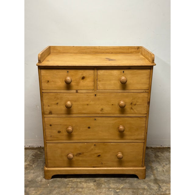 English Antique English Pine Chest of Drawers For Sale - Image 3 of 8