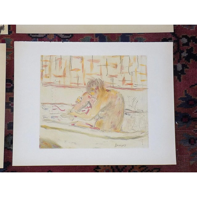Printmaking Materials Vintage Pierre Bonnard Modernist Lithograph Views of Paris, Printed by Mourlot - Set of 6 For Sale - Image 7 of 10