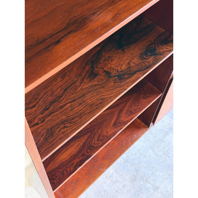 Ohmann Jun Model 6 Rosewood Bookcase Danish Mid-Century Modern For Sale - Image 9 of 12