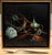 Alchemy #1 by Christopher Remmers | Oil on Artefex panel with linen Still life of a lamp, rose, and tools For Sale