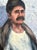 Vintage Expressionist Impasto Portrait in Wood Frame For Sale - Image 9 of 16