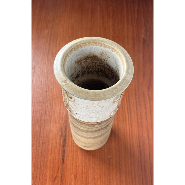 Mid-Century Danish Studio Pottery Vase in Stoneware by Svend Aage Jensen for Søholm, 1960s For Sale - Image 6 of 15
