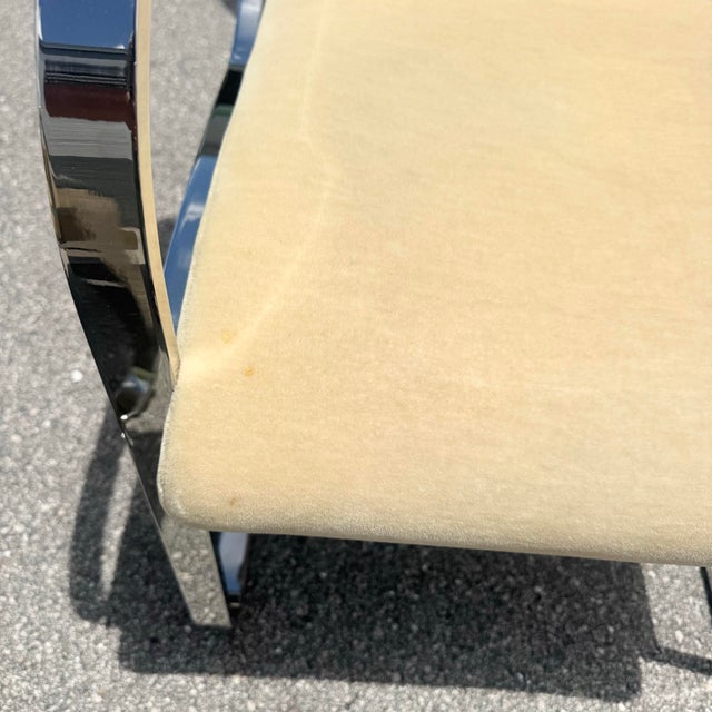 Mid Century Modern Miles Van Der Rohe Brno Style Cantilever Dining Chairs - Set of 4 For Sale - Image 10 of 10