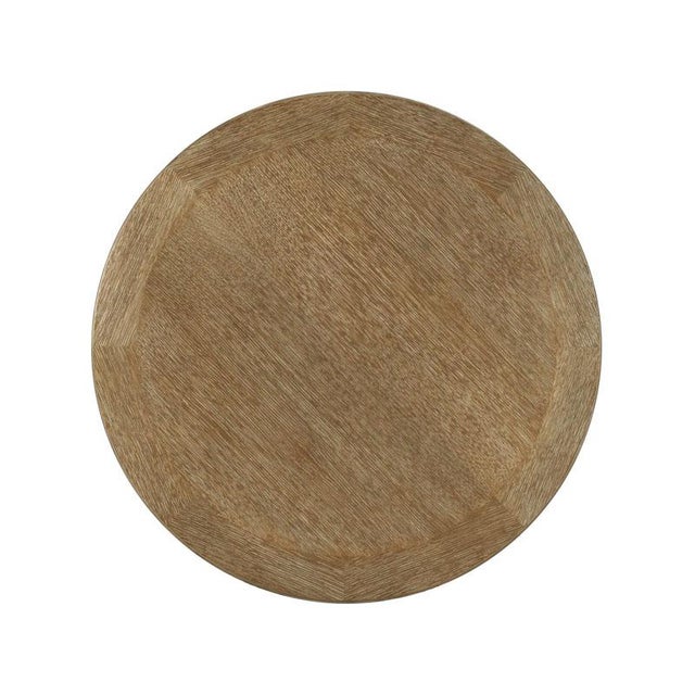 A vintage design styled with multi-ring posts that are joined by a low stretcher below a quarter sawn oak top and apron....