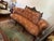 Ornate Antique Victorian - Style Carved Wood Sette and Two Matching Chairs For Sale - Image 9 of 16